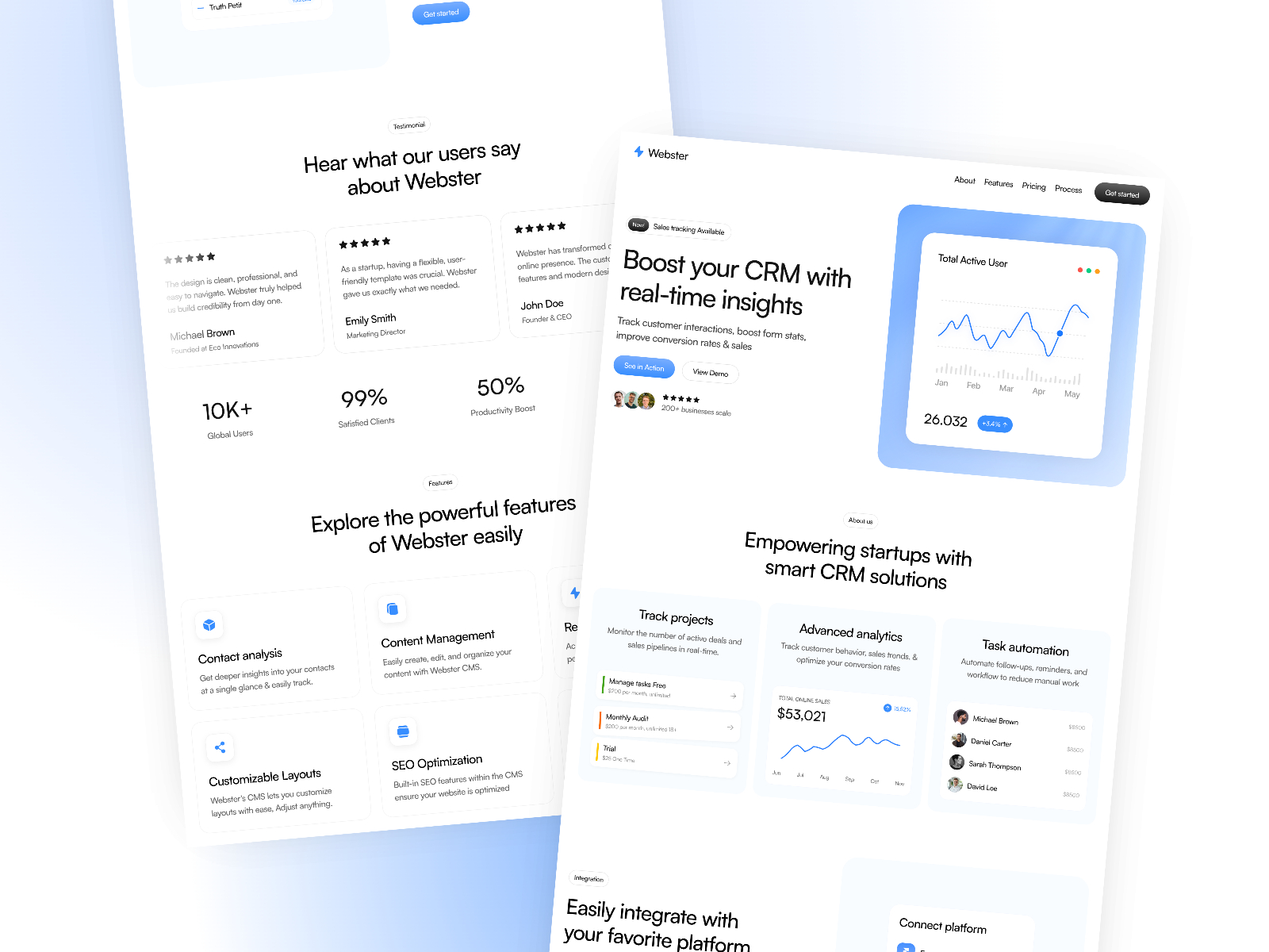 SaaS 产品官网设计灵感，SaaS、企业官网 Framer 网站模板详情图 2