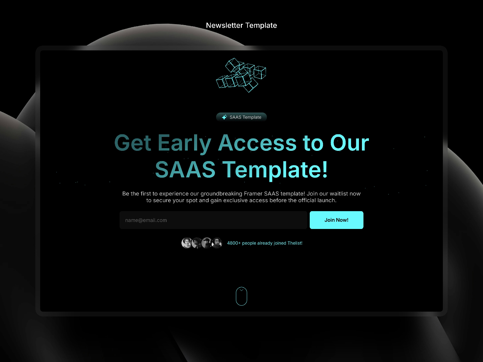 动效3D 插画风落地页设计案例，SaaS、作品集 Framer 网站模板详情图 1
