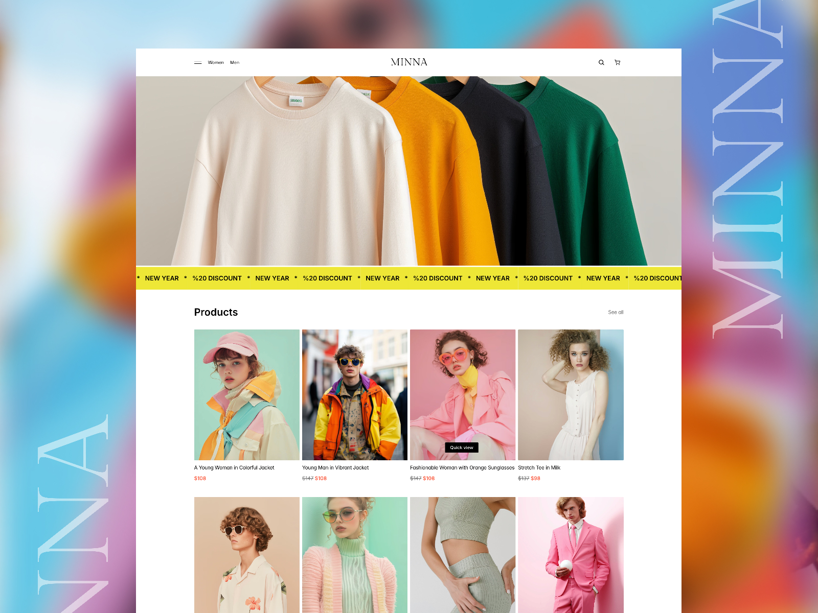 极简现代电商网站设计灵感，电商、美容时尚 Framer 网站模板详情图 1