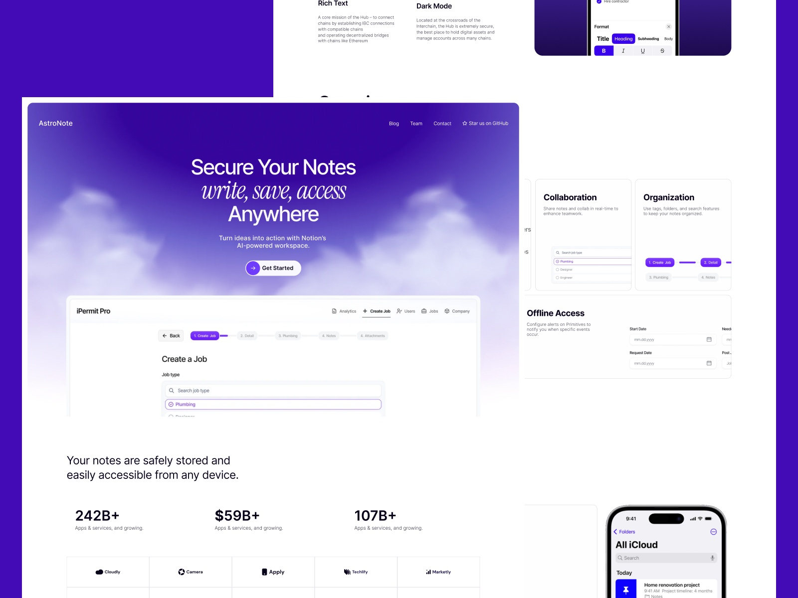 SaaS 产品官网设计灵感，SaaS、设计工作室 Framer 网站模板详情图 2