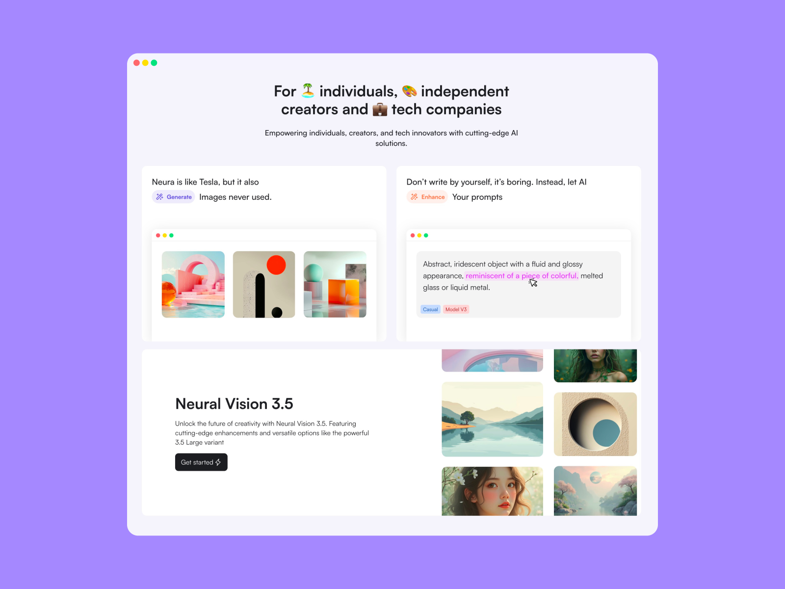 极简现代 AI 产品官网设计灵感，人工智能、SaaS Framer 网站模板详情图 3