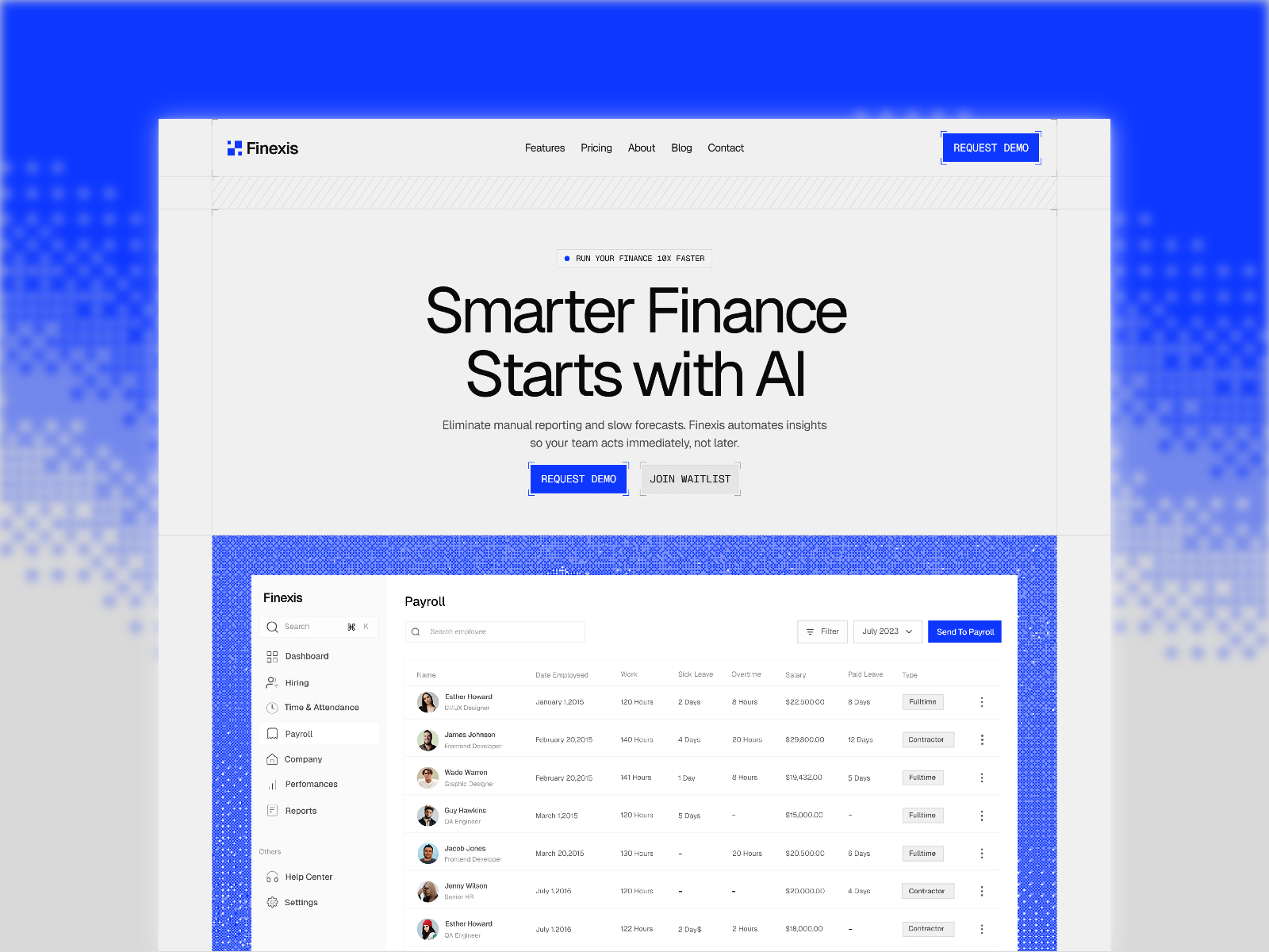 极简现代 AI 产品官网设计灵感，人工智能、SaaS Framer 网站模板详情图 1