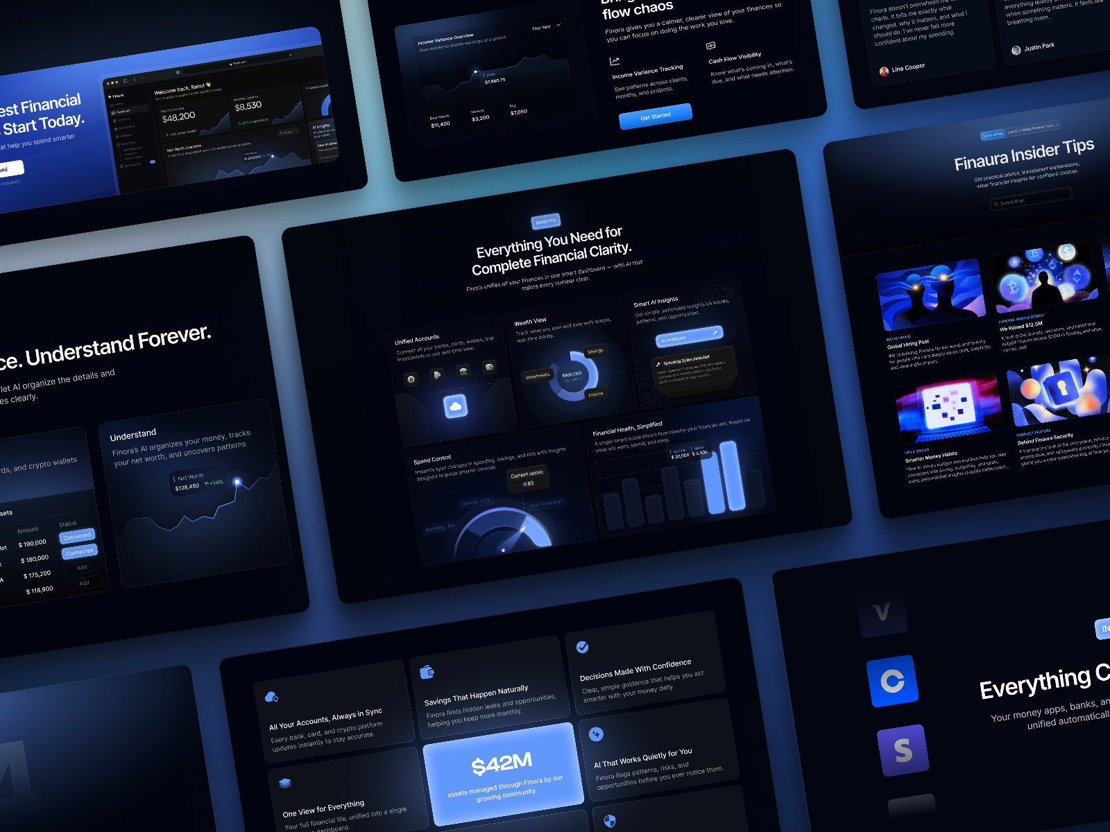 现代动效 AI 产品官网设计灵感，人工智能、金融科技 Framer 网站模板详情图 2
