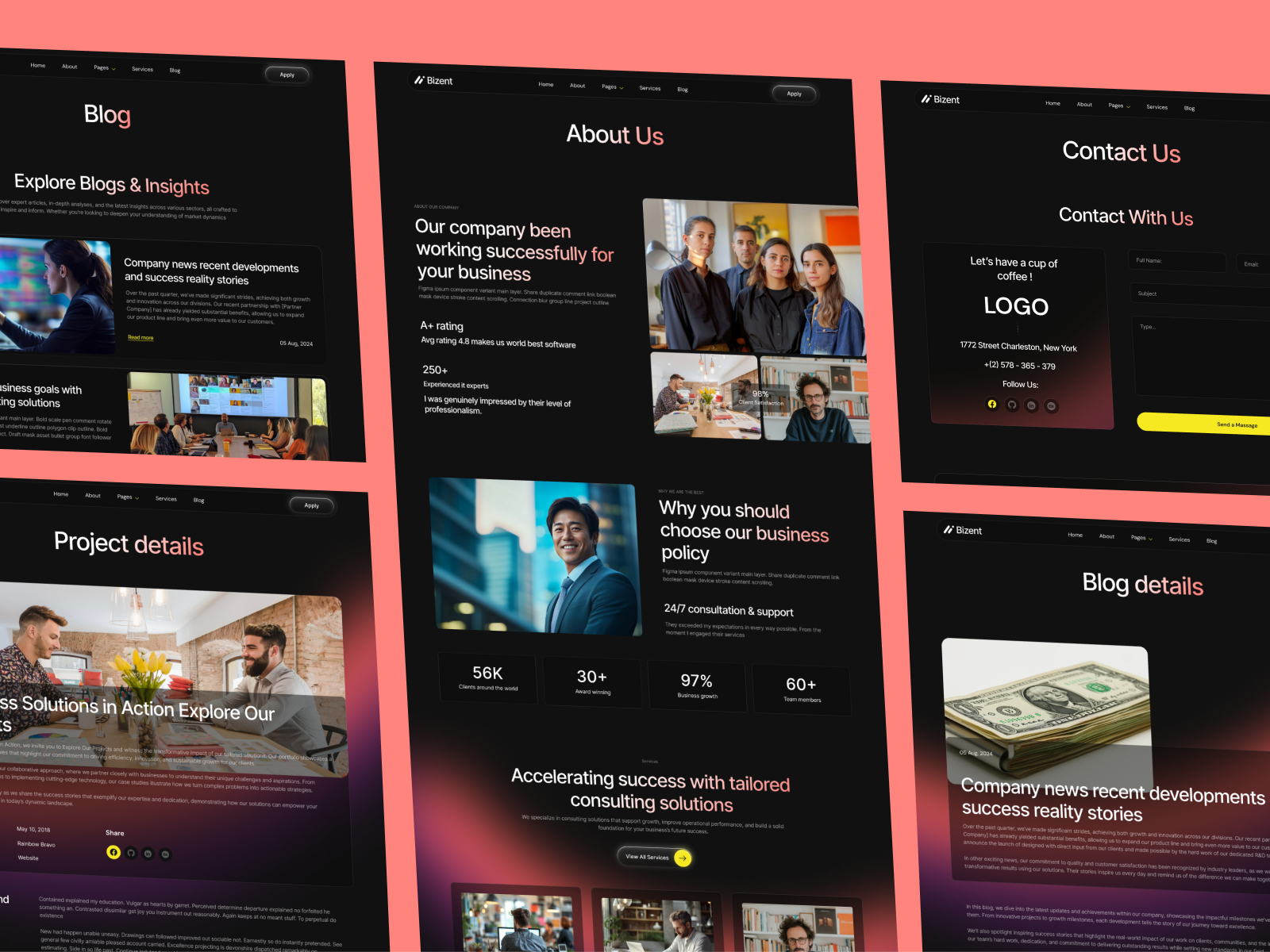 创意机构官网设计灵感，SaaS、设计工作室 Framer 网站模板详情图 3