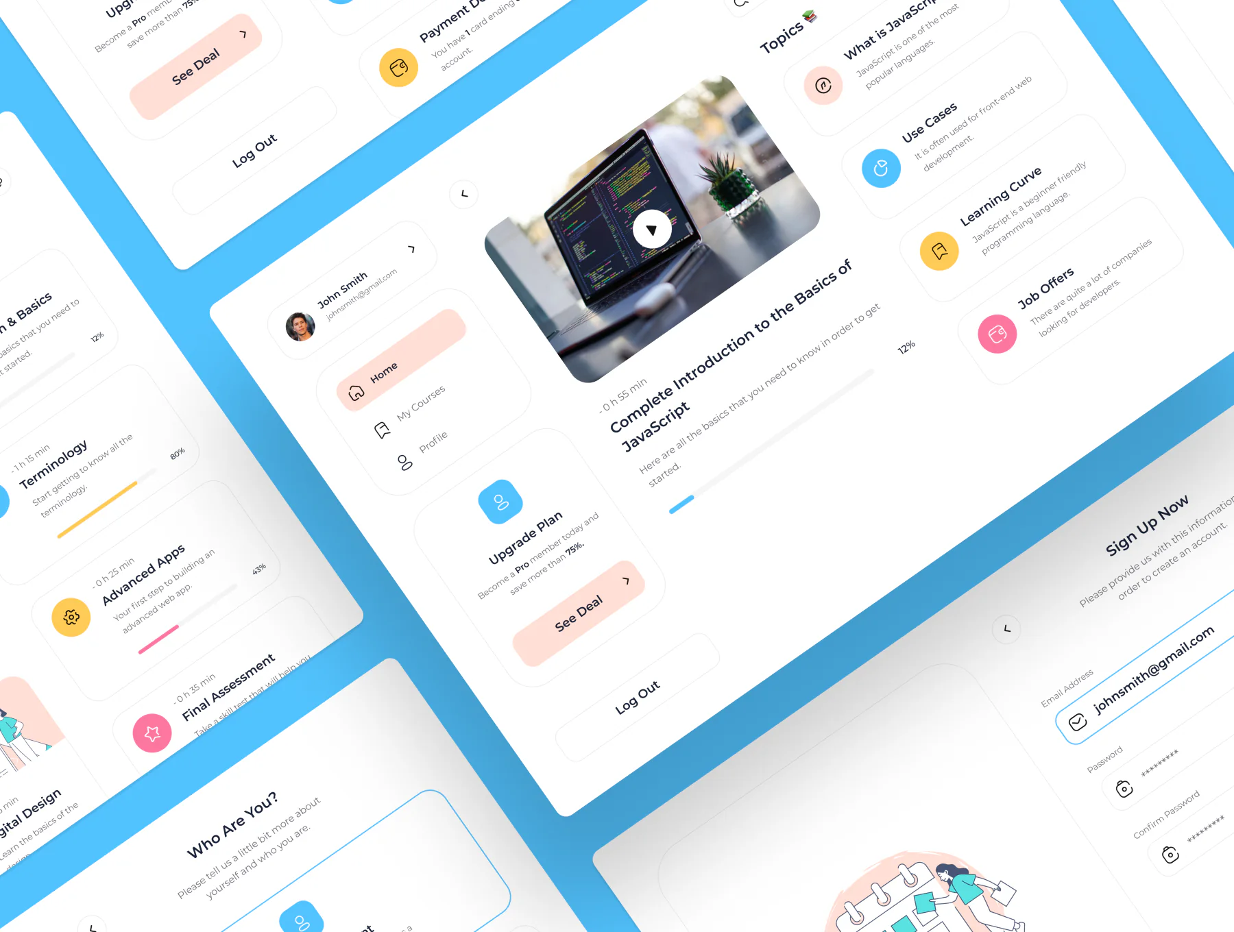 远程学习 网页 UI 工具包详情图 7