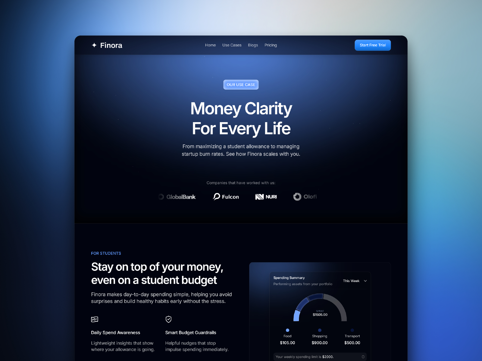 现代动效 AI 产品官网设计灵感，人工智能、金融科技 Framer 网站模板详情图 4