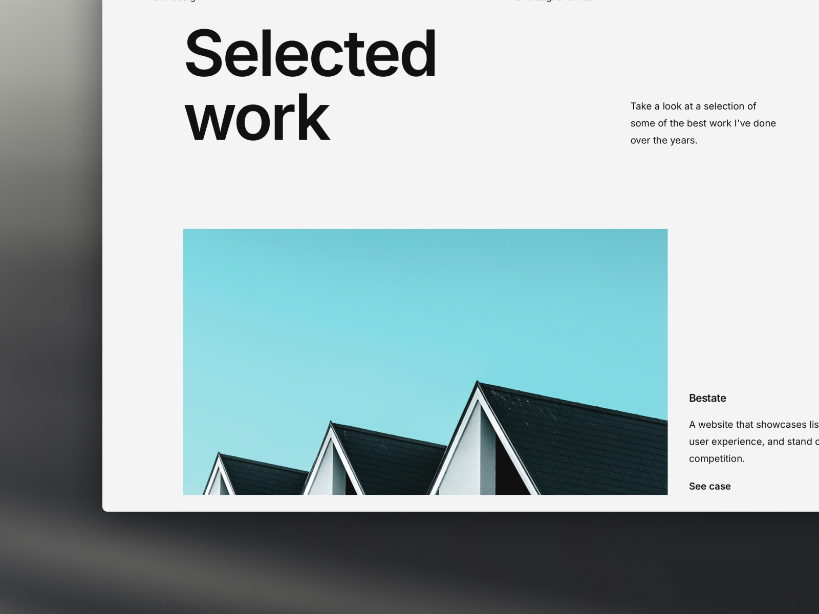 作品集网站设计灵感，设计工作室、作品集 Framer 网站模板详情图 4