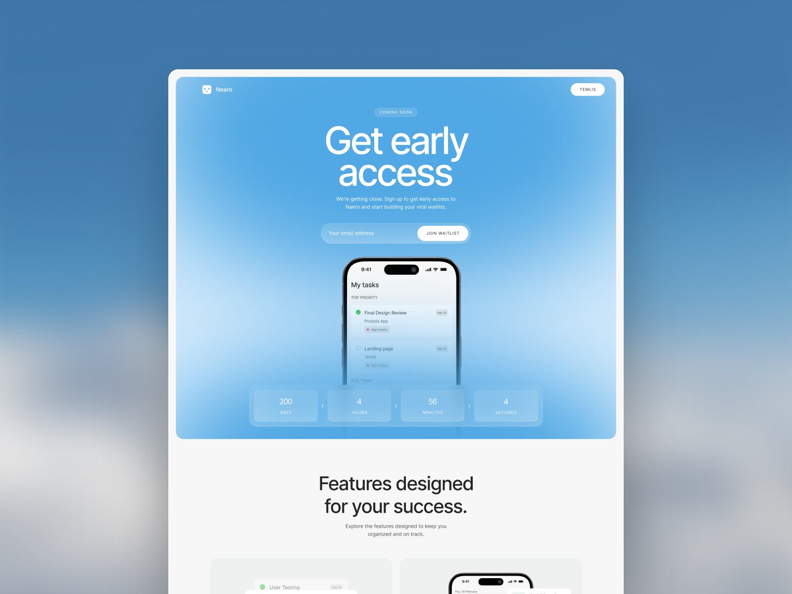极简现代落地页设计案例，SaaS、落地页 Framer 网站模板详情图 1