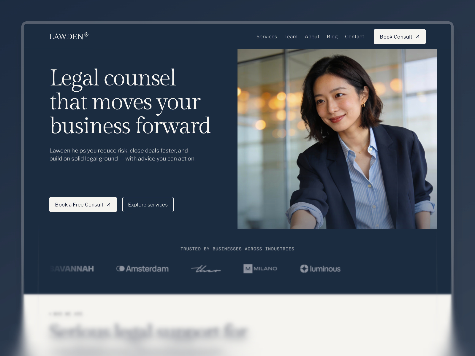 极简专业金融科技网站设计灵感，金融科技、博客内容 Framer 网站模板详情图 1