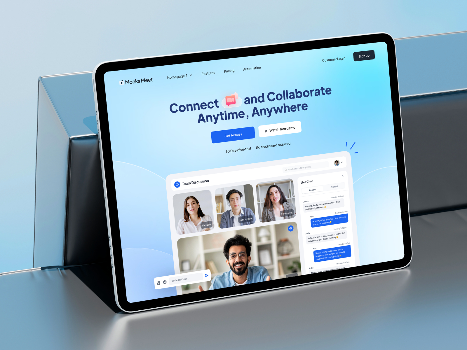 SaaS 产品官网设计灵感，SaaS、落地页 Framer 网站模板详情图 3