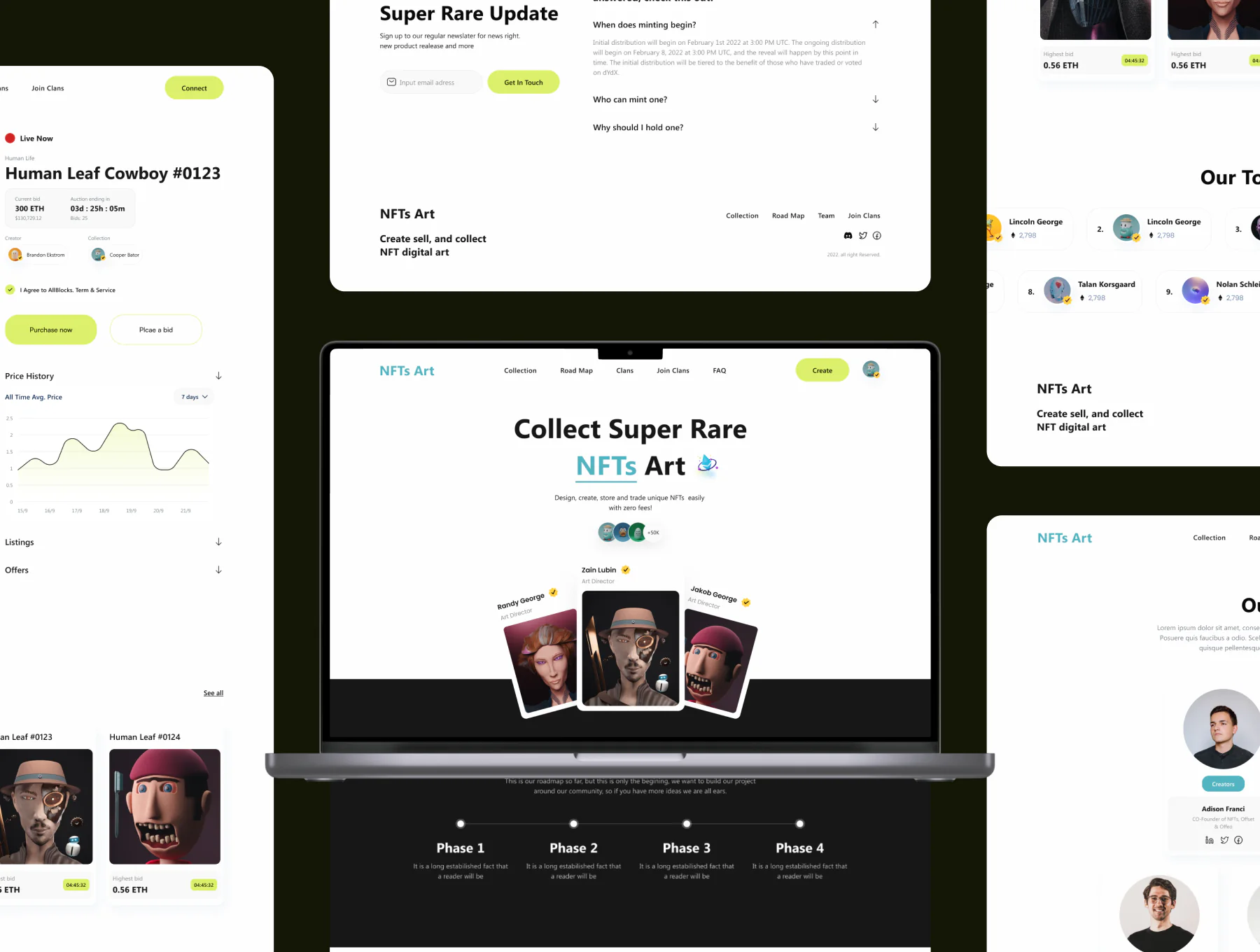 NFT 网页模板详情图 7