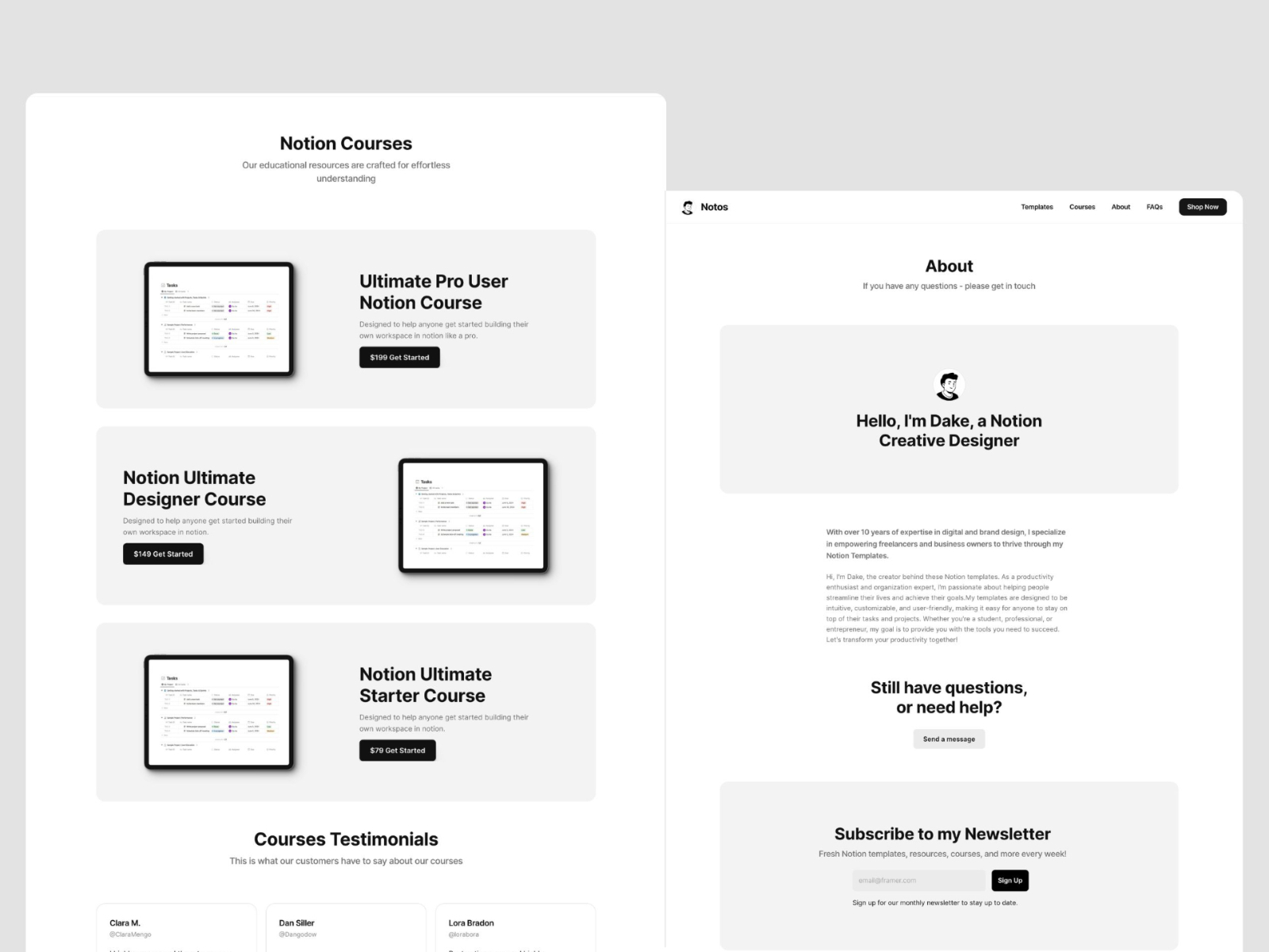 极简现代创意机构官网设计灵感，SaaS、设计工作室 Framer 网站模板详情图 3