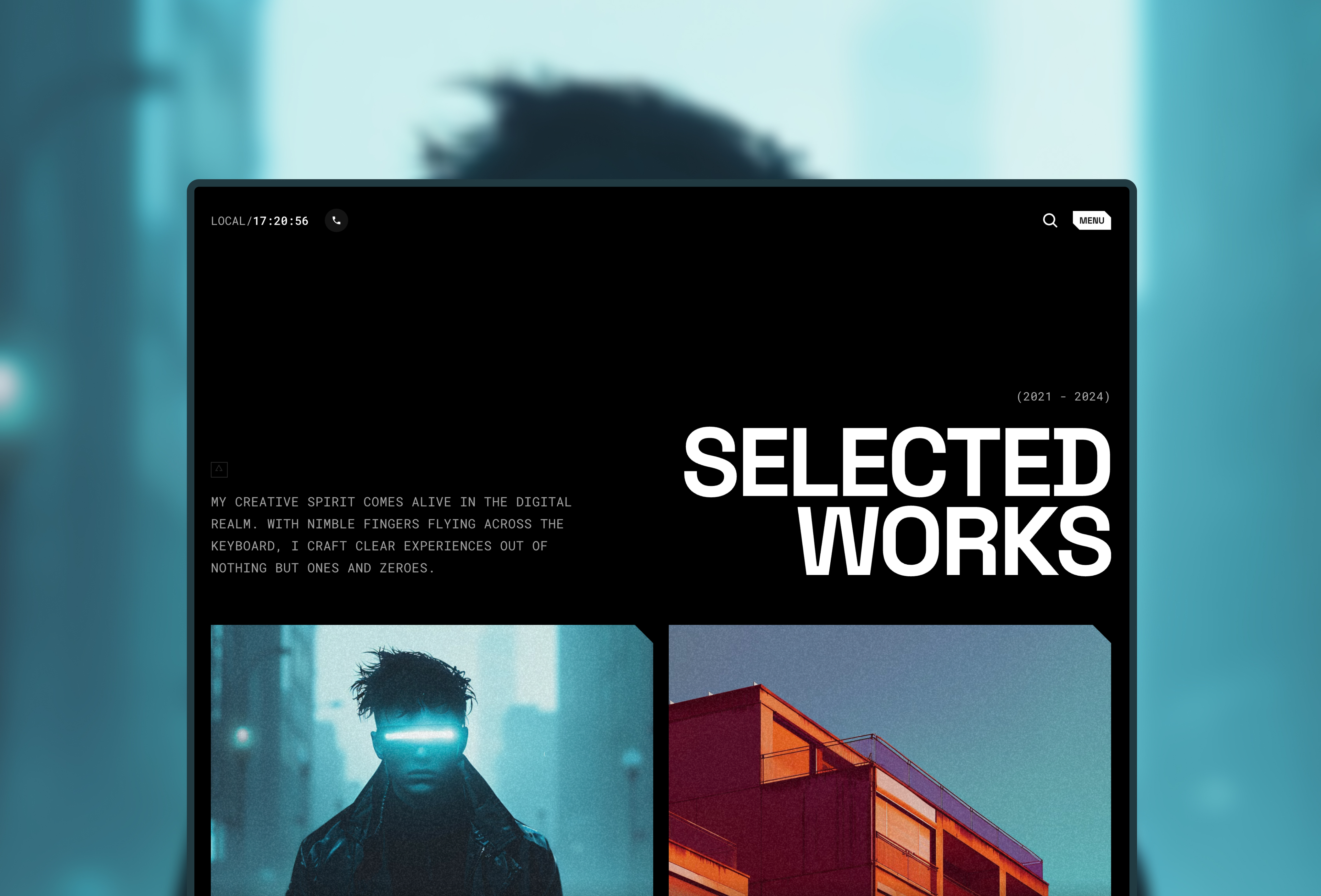 极简动效创意机构官网设计灵感，设计工作室、作品集 Framer 网站模板详情图 2