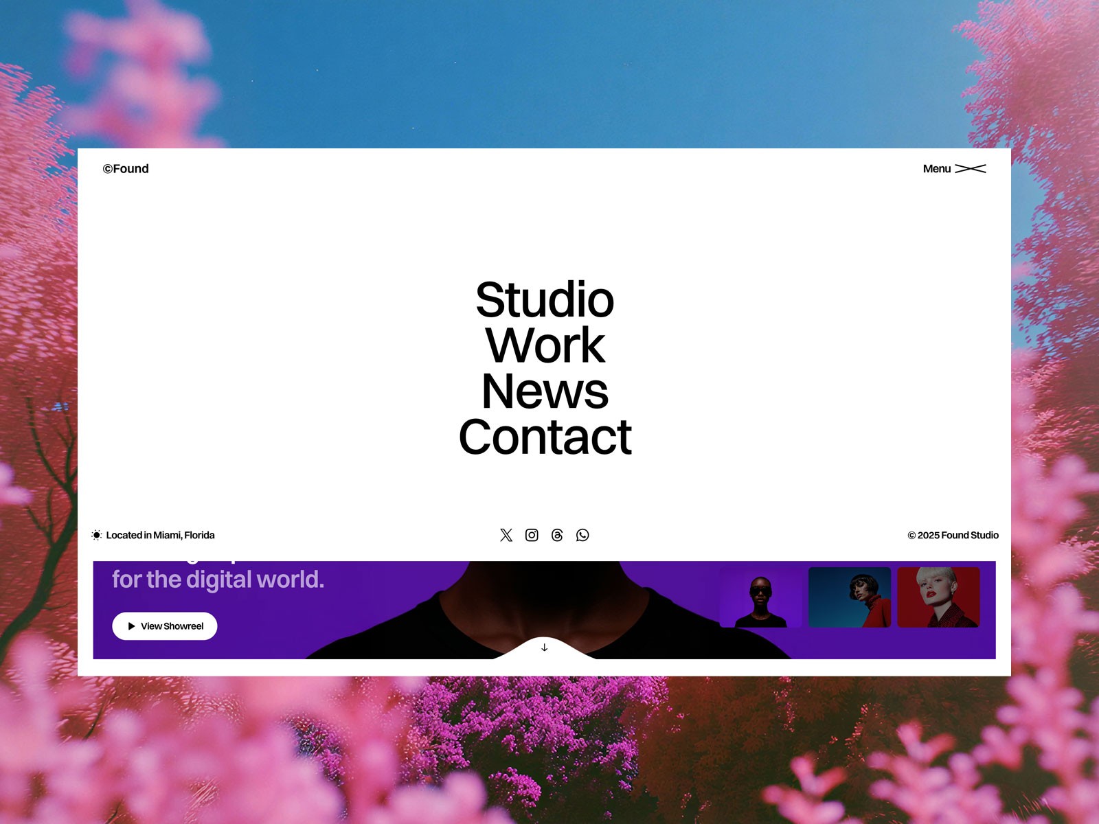 现代动效创意机构官网设计灵感，设计工作室、作品集 Framer 网站模板详情图 4