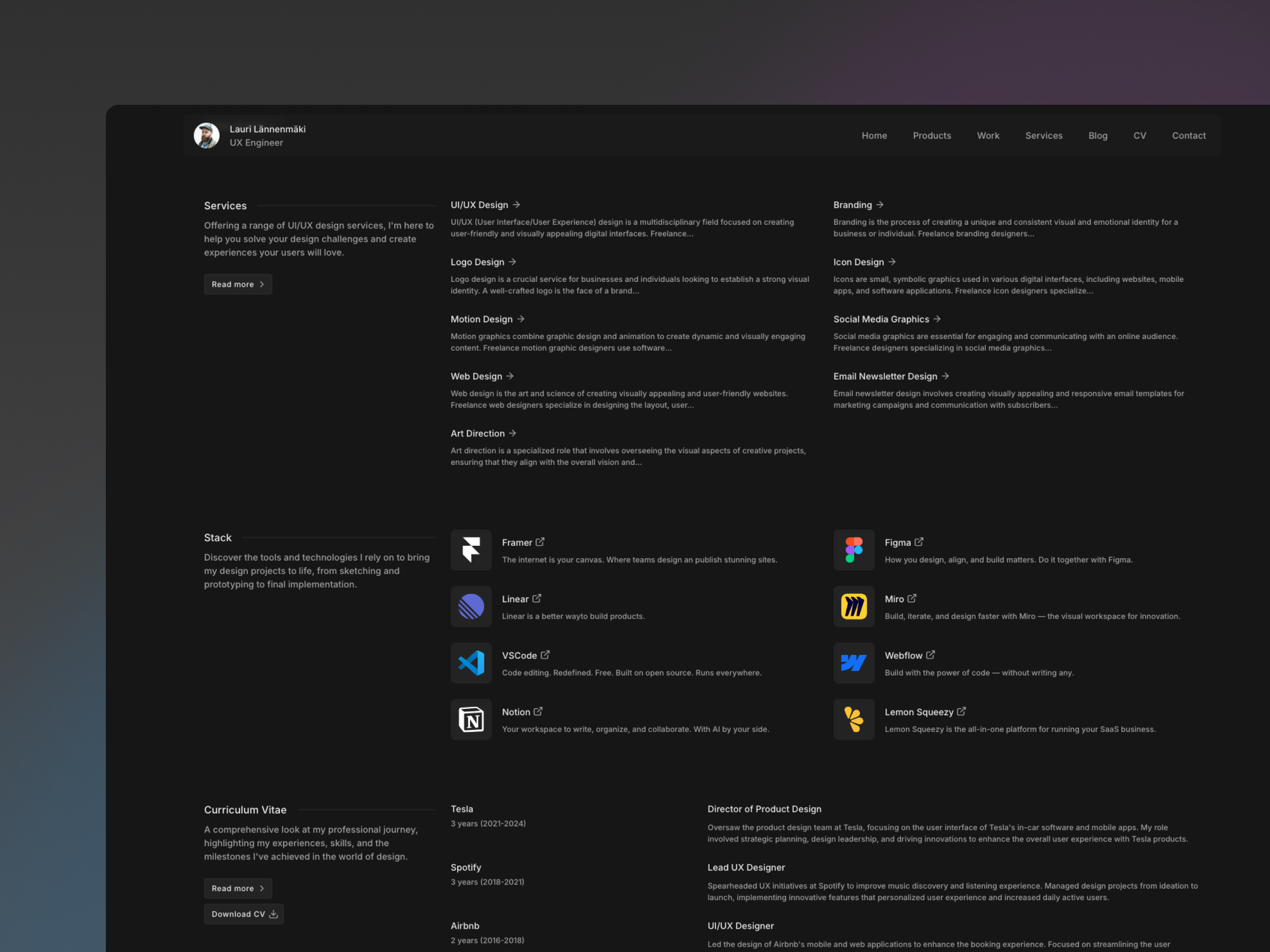 电商网站设计灵感，电商、作品集 Framer 网站模板详情图 3