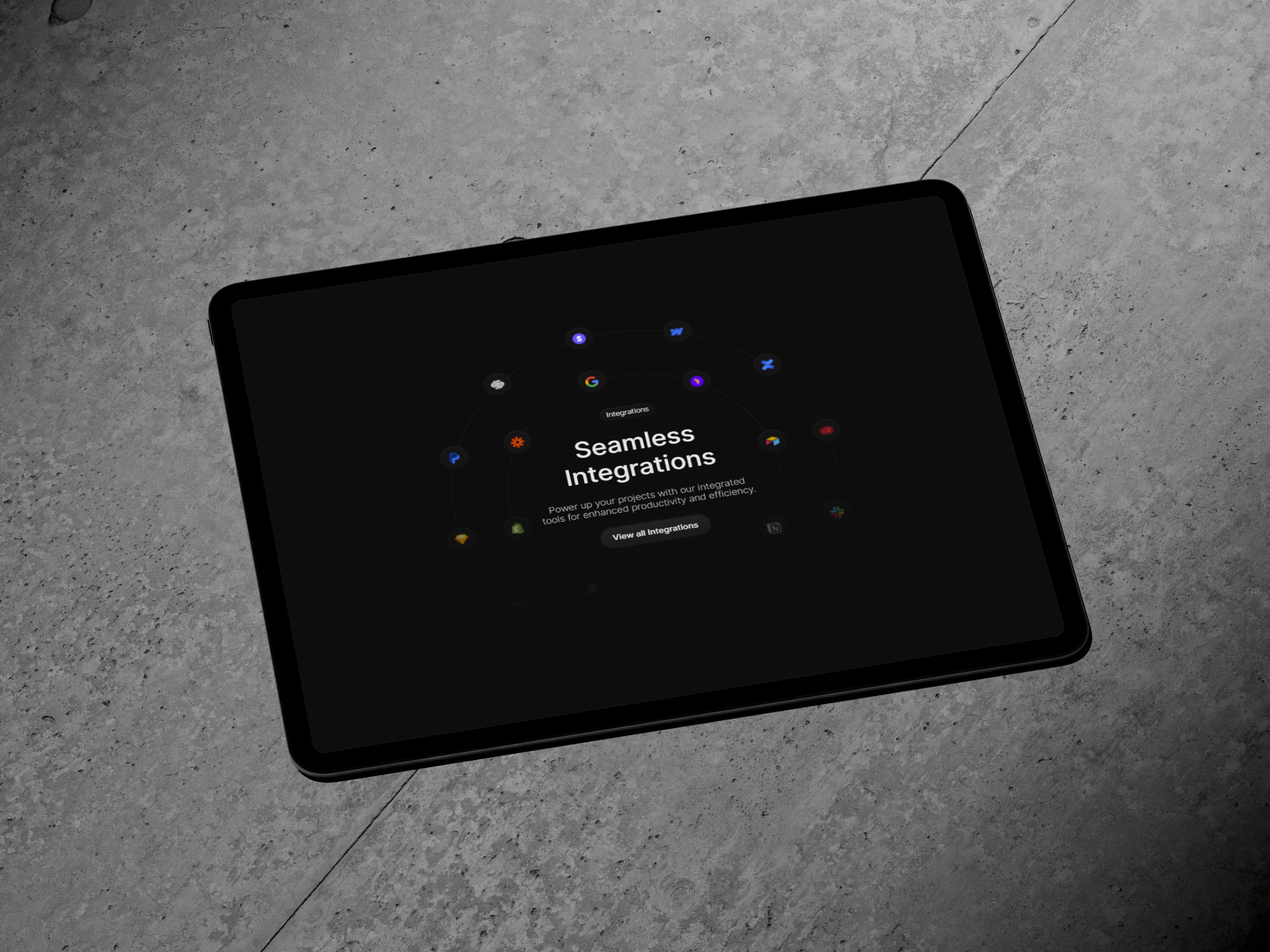 黑白极简现代 SaaS 产品官网设计灵感，SaaS、企业官网 Framer 网站模板详情图 3