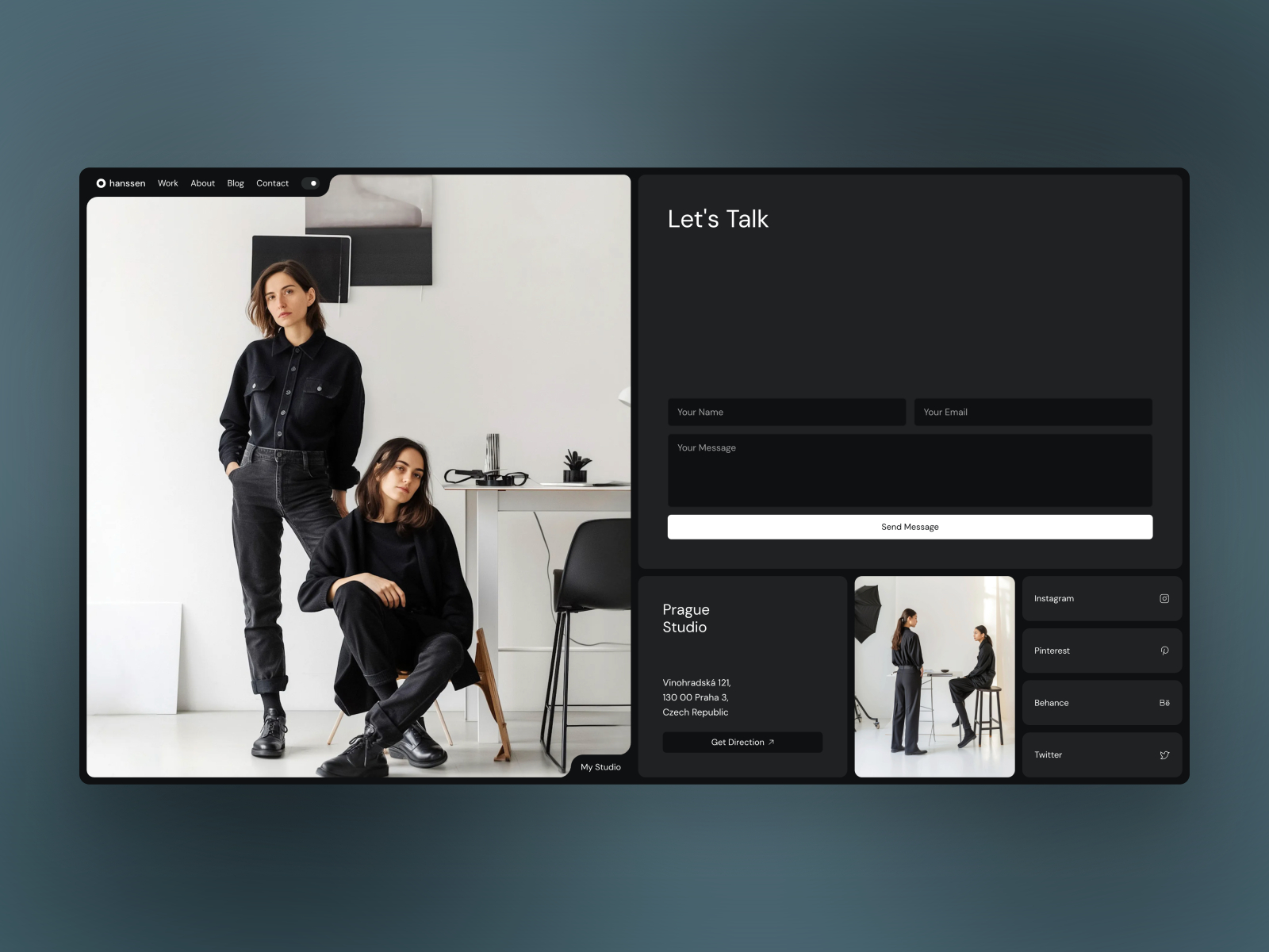 极简动效作品集网站设计灵感，作品集 Framer 网站模板详情图 4