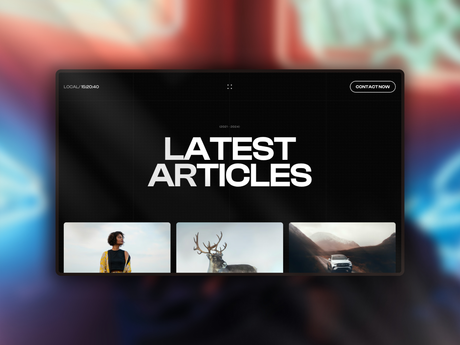 高级暗黑极简创意机构官网设计灵感，设计工作室、作品集 Framer 网站模板详情图 3