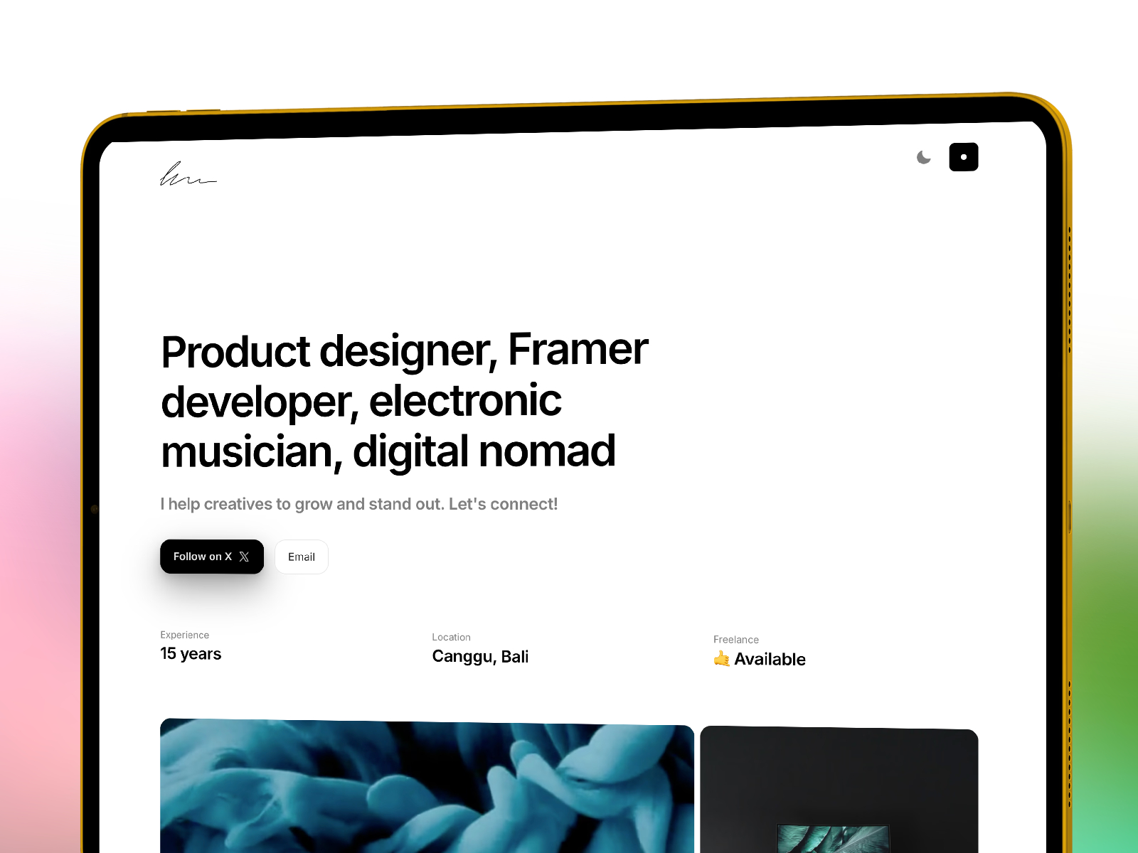 极简现代电商网站设计灵感，电商、作品集 Framer 网站模板详情图 3