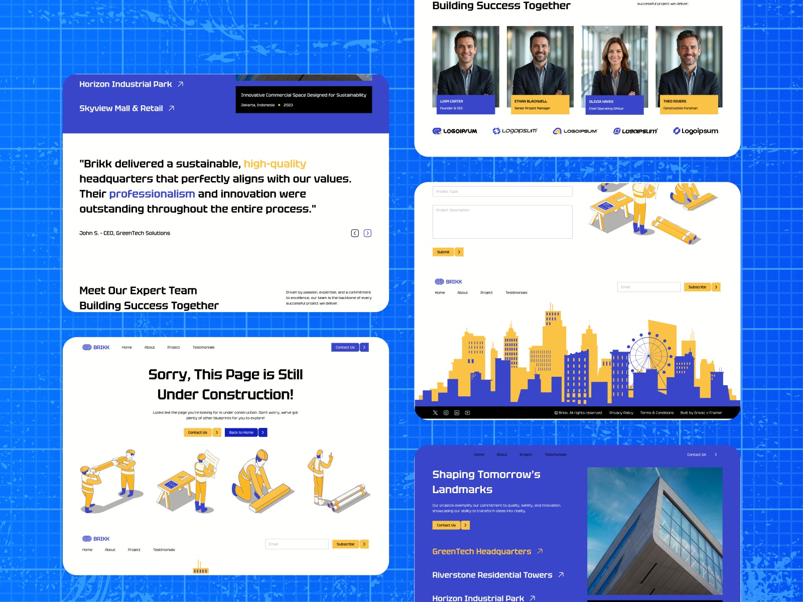 现代专业创意机构官网设计灵感，建筑空间、设计工作室 Framer 网站模板详情图 3