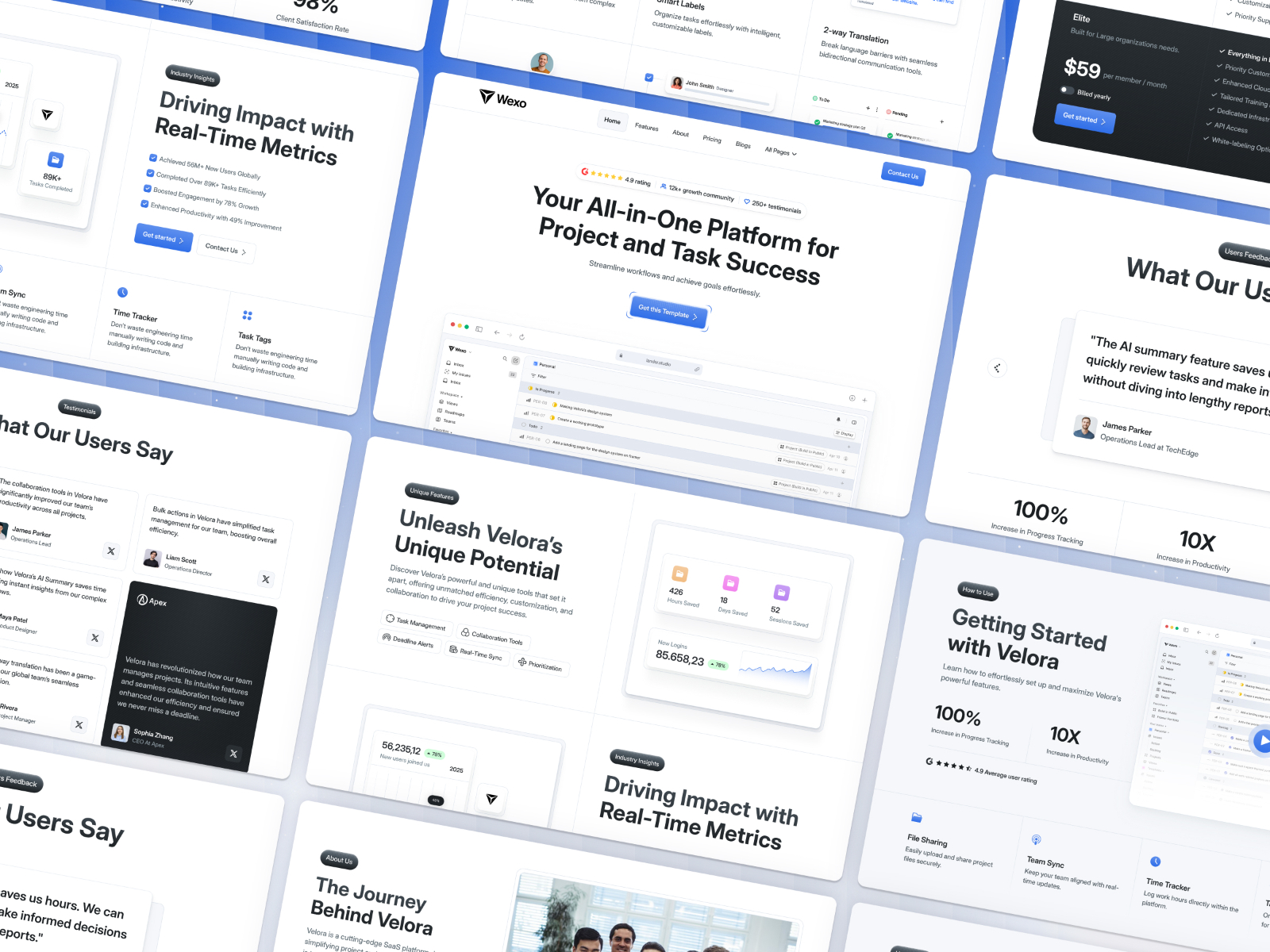 极简 SaaS 产品官网设计灵感，SaaS、落地页 Framer 网站模板详情图 4