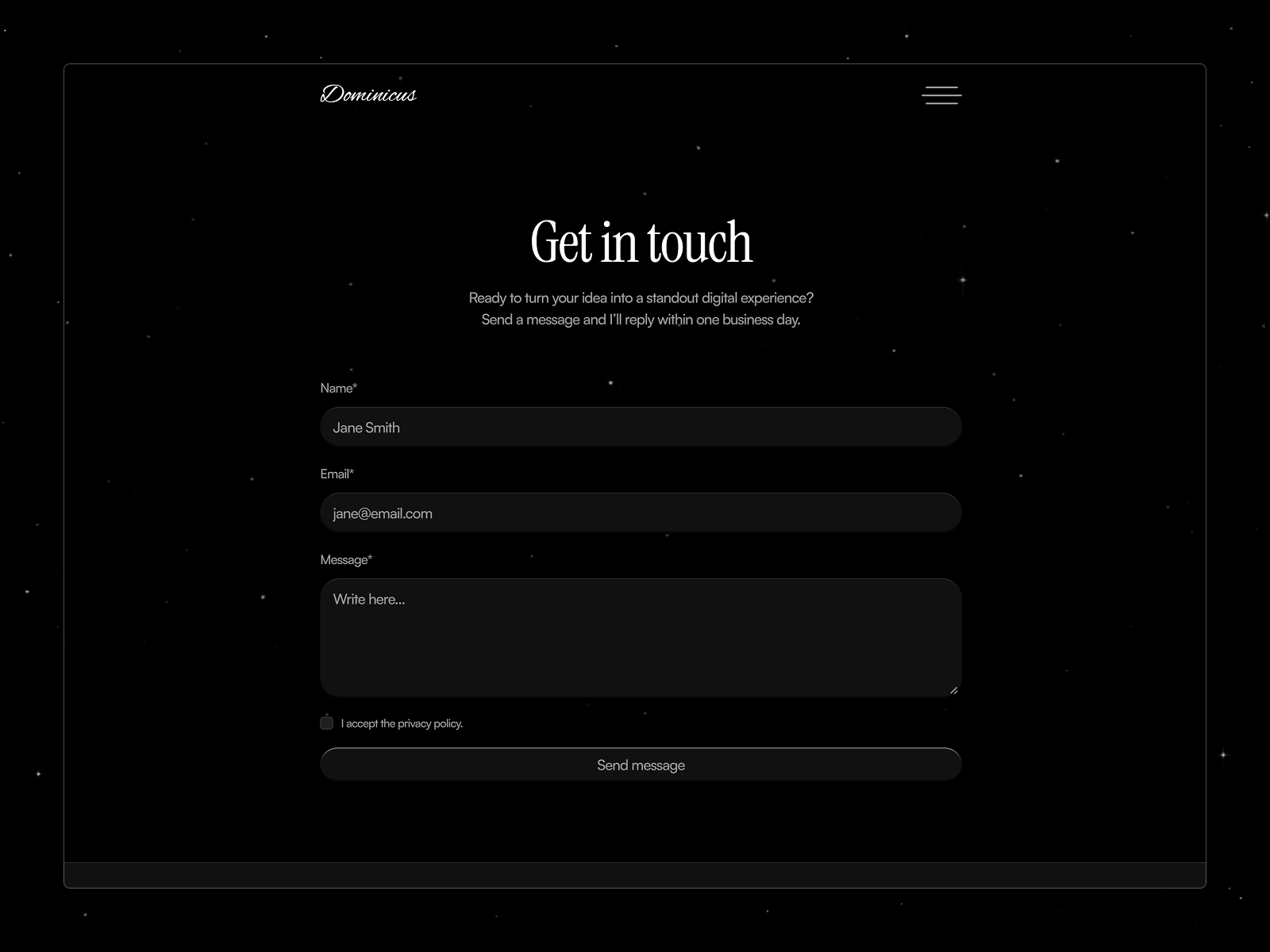 极简现代作品集网站设计灵感，作品集 Framer 网站模板详情图 4