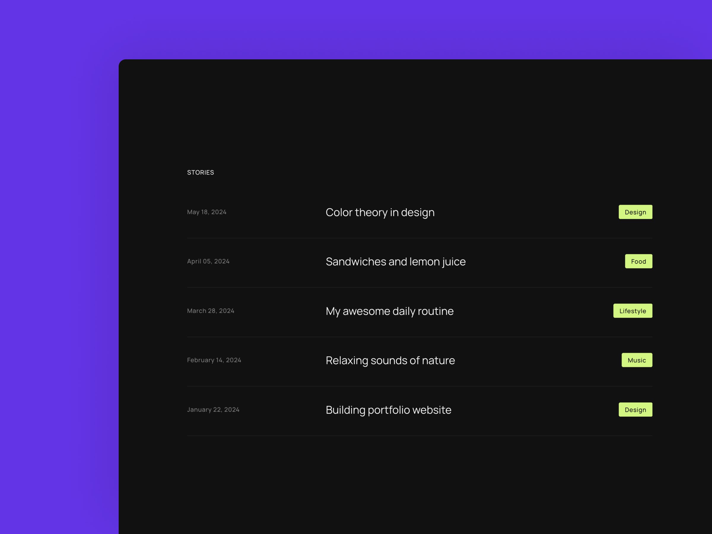 极简现代作品集网站设计灵感，电商、作品集 Framer 网站模板详情图 4