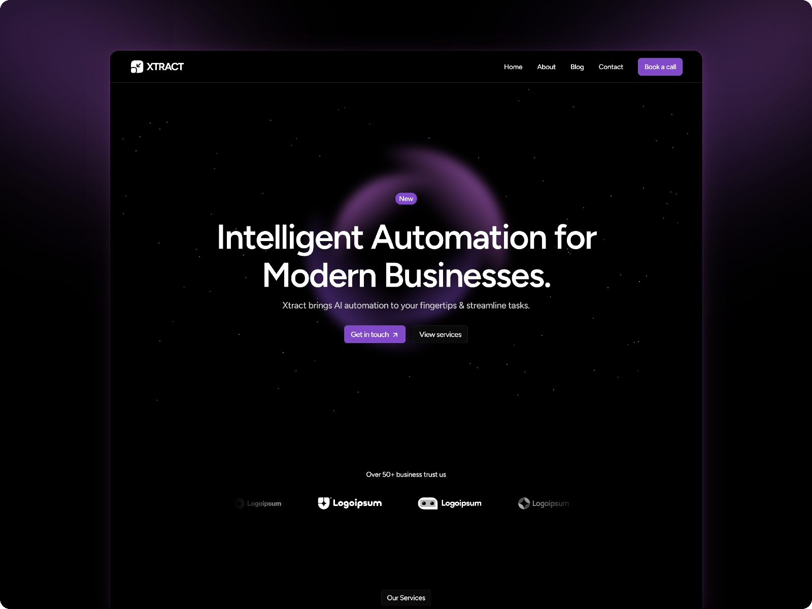 现代动效 AI 机构落地页设计灵感，Web3、人工智能 Framer 网站模板详情图 1