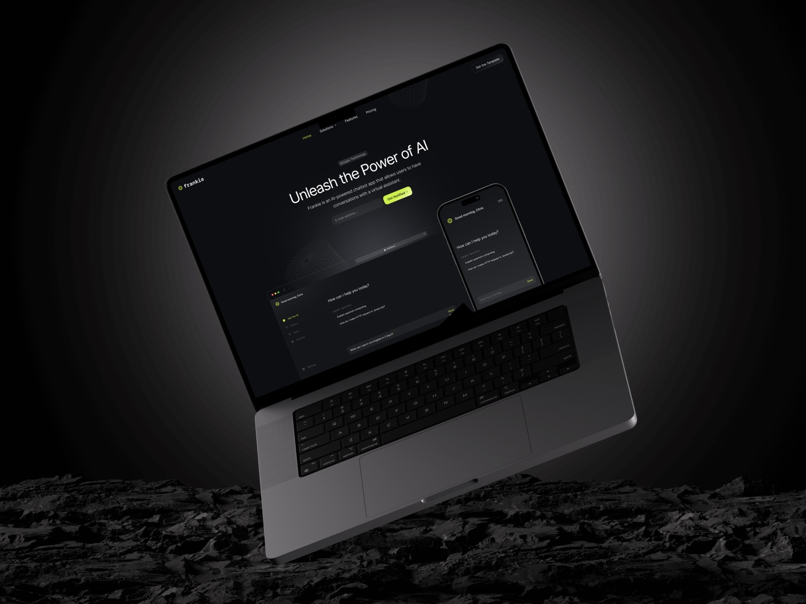 AI 产品官网设计灵感，Web3、人工智能 Framer 网站模板详情图 4