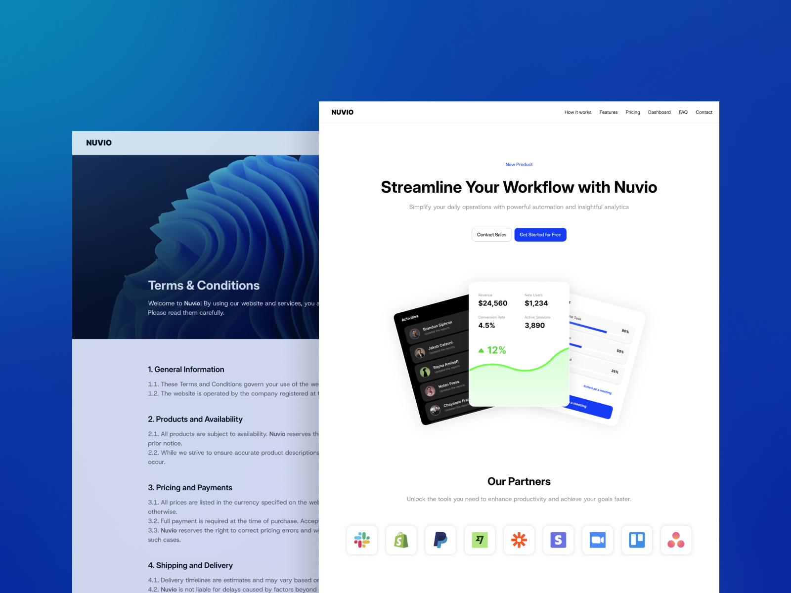 清爽浅色 SaaS 产品官网设计灵感，SaaS、落地页 Framer 网站模板详情图 1