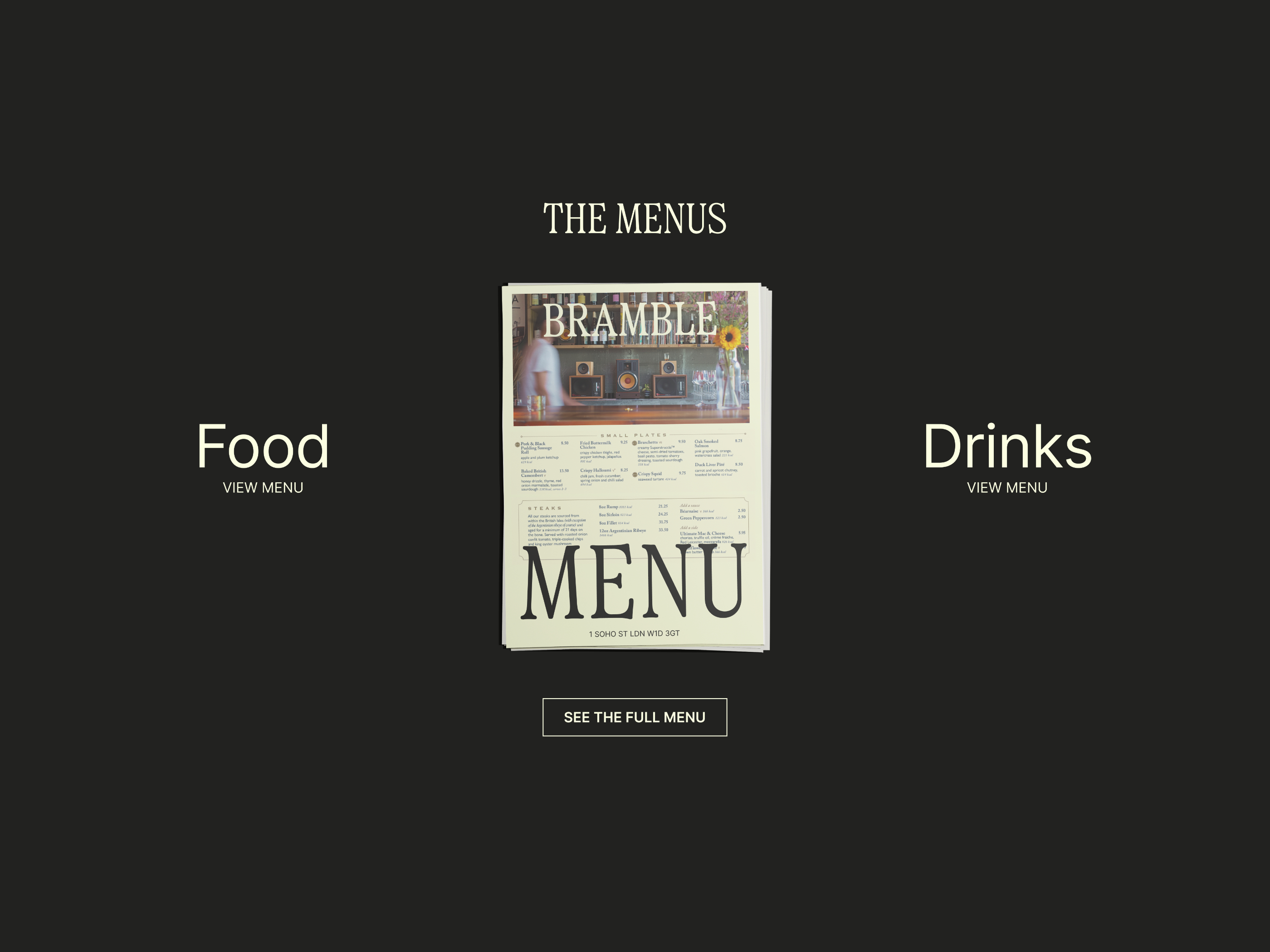 现代餐饮品牌网站设计灵感，餐饮美食 Framer 网站模板详情图 2