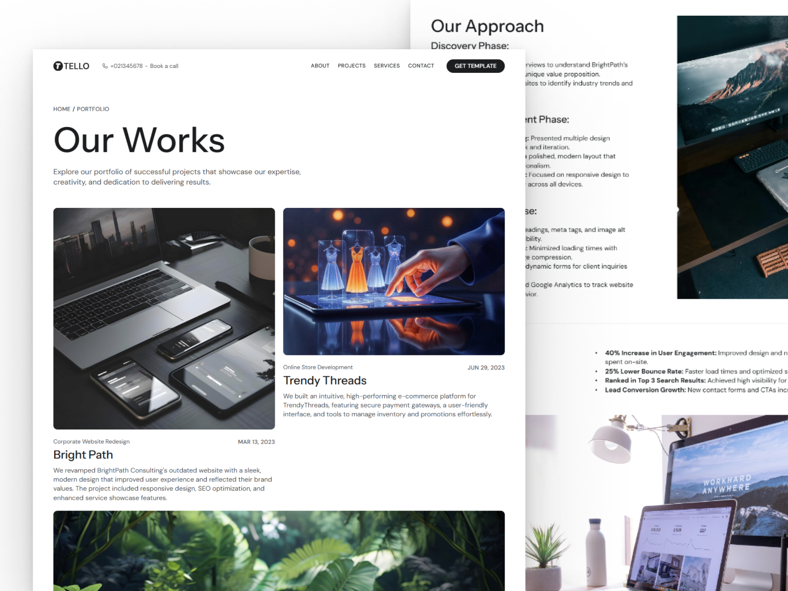 现代专业 SaaS 产品官网设计灵感，SaaS、设计工作室 Framer 网站模板详情图 4