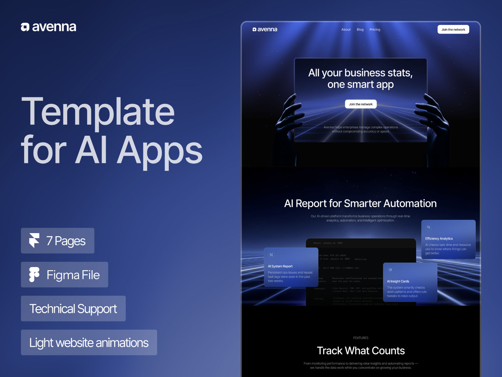 现代专业 AI 产品官网设计灵感，人工智能、博客内容 Framer 网站模板详情图 4