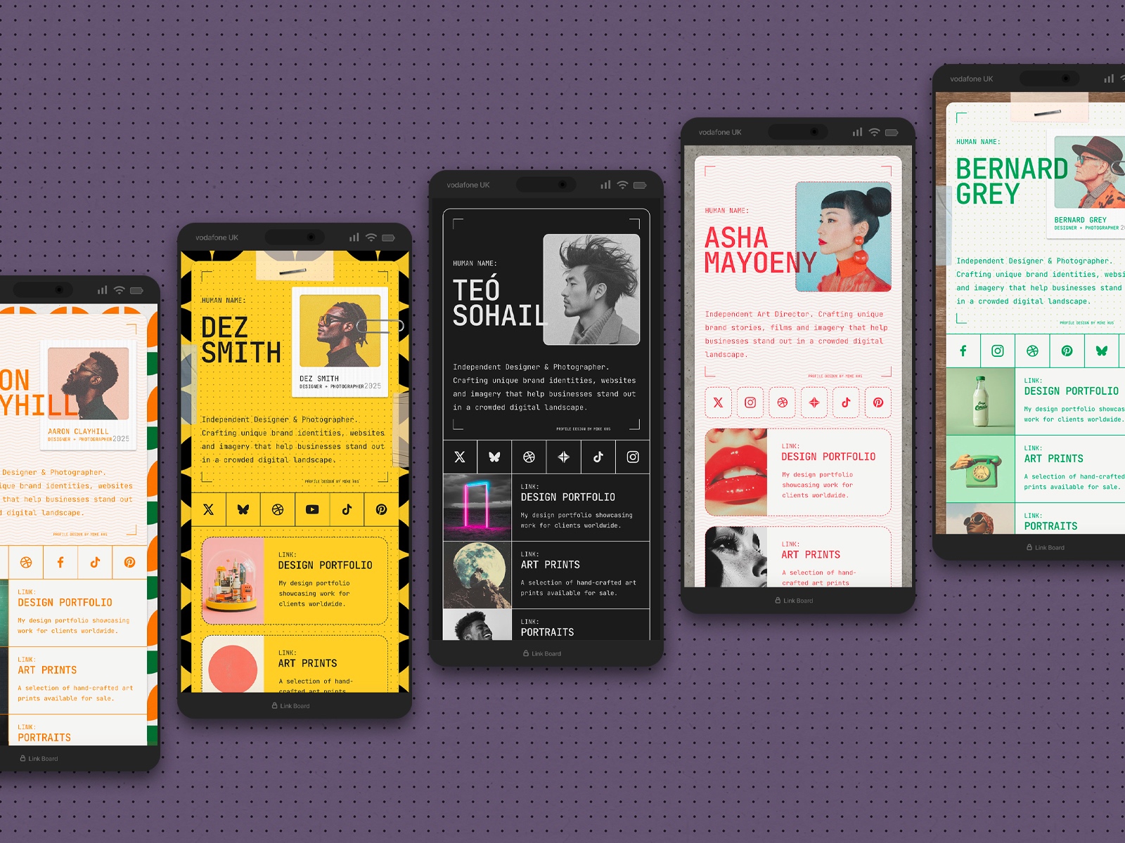 作品集网站设计灵感，博客内容、作品集 Framer 网站模板详情图 2