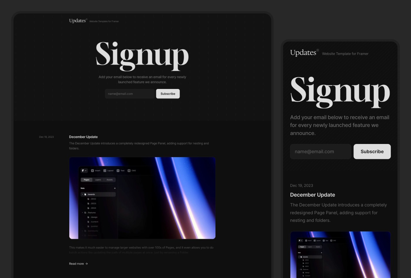 网站设计灵感，SaaS Framer 网站模板详情图 4