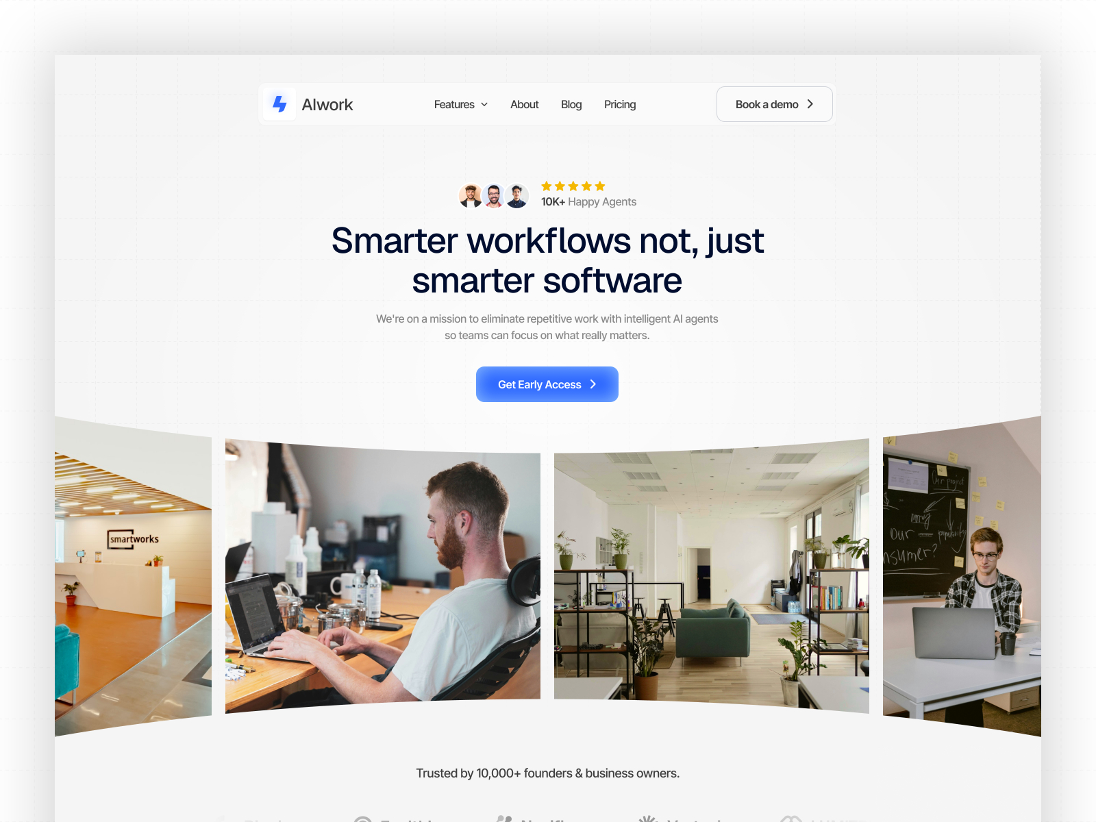 现代专业 AI 产品官网设计灵感，人工智能、SaaS Framer 网站模板详情图 3