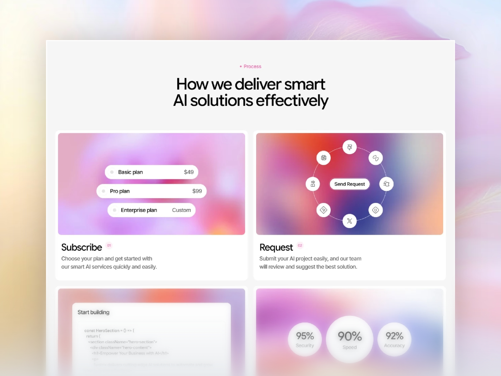 极简专业 AI 机构落地页设计灵感，人工智能、SaaS Framer 网站模板详情图 2