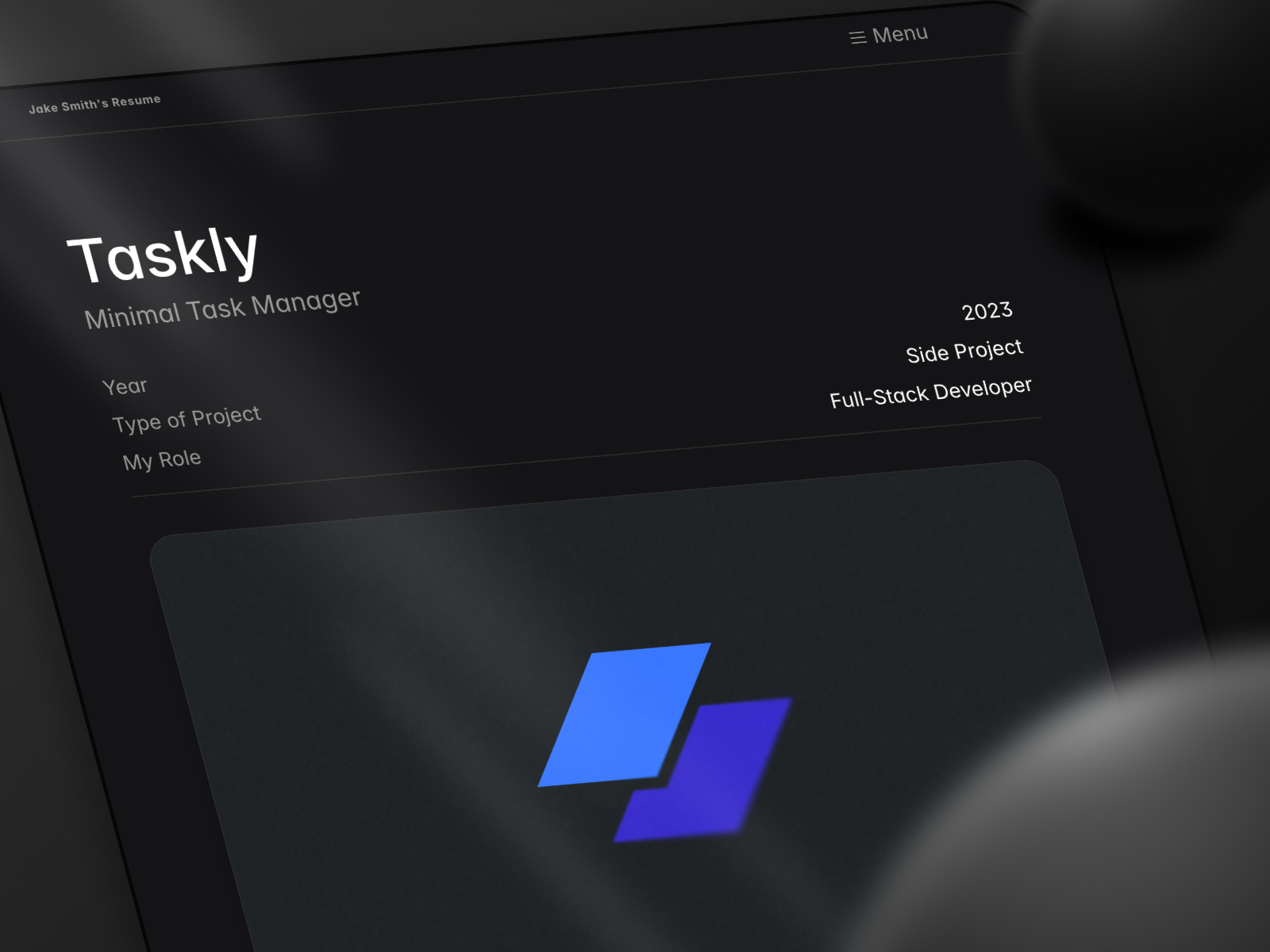 高级暗黑极简个人品牌网站设计灵感，SaaS、作品集 Framer 网站模板详情图 4